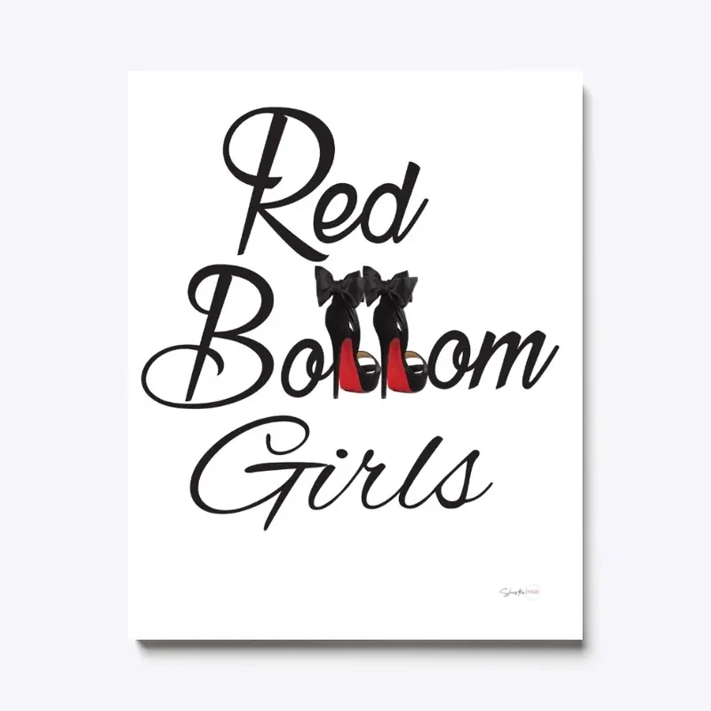 She's the posh Logo Red bottom girls